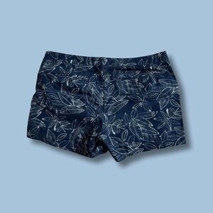 Merona blue and white floral shorts